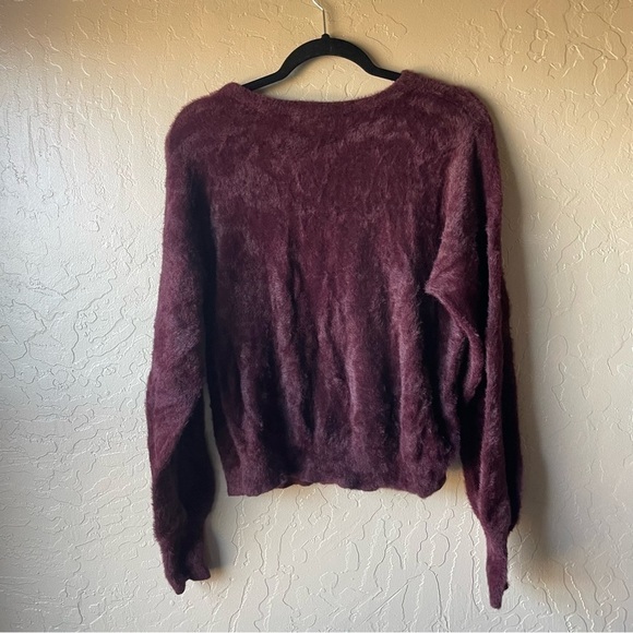 Express Bateau Burgundy Sweater - Picture 3 of 6